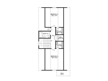 2nd Floor Plan, 062H-0025