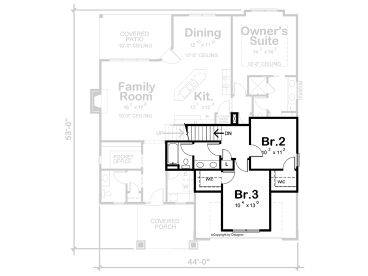 2nd Floor Plan, 031H-0315