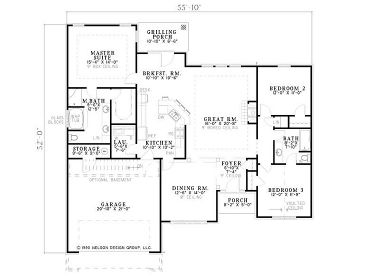Floor Plan, 025H-0126