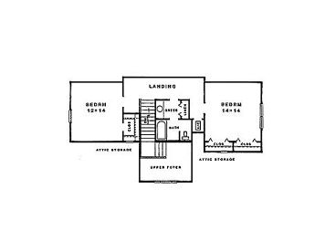 2nd Floor Plan, 004H-0077