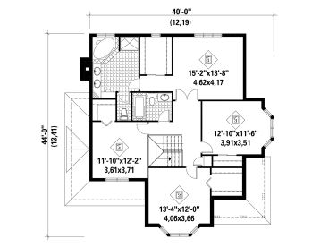 2nd Floor Plan, 072H-0008