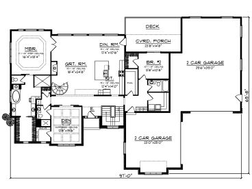 1st Floor Plan, 020H-0491