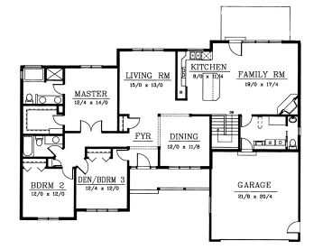 Floor Plan, 026H-0027