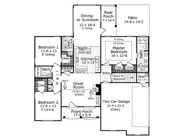 Floor Plan, 001H-0032
