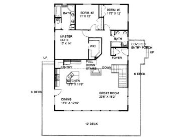 1st Floor Plan, 012H-0285
