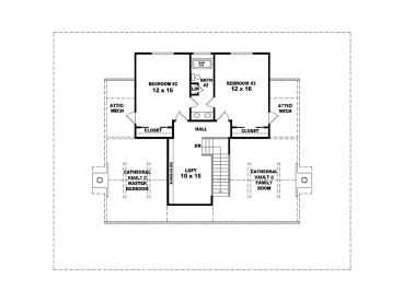 2nd Floor Plan, 006H-0052