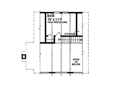 2nd Floor Plan, 032H-0052