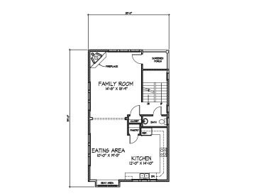 2nd Floor Plan, 058H-0023