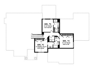 2nd Floor Plan, 020H-0218