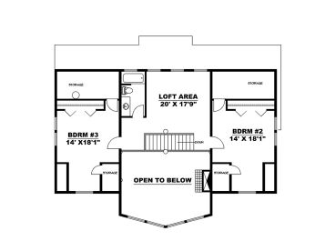 2nd Floor Plan, 012H-0329