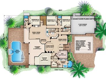 1st Floor Plan, 040H-0087