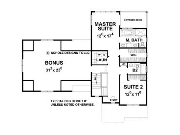 2nd Floor Plan, 031H-0265