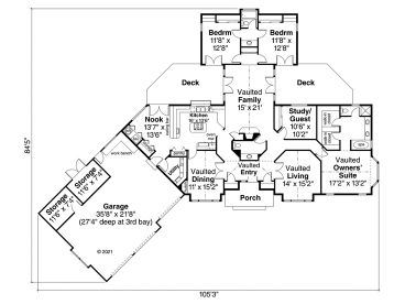 Opt. Floor Plan, 051H-0390