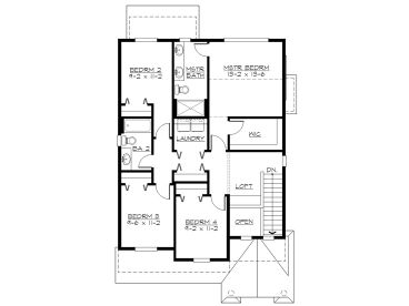 2nd Floor Plan, 035H-0115