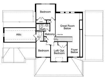 2nd Floor Plan, 046H-0048