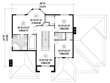 2nd Floor Plan, 072H-0021