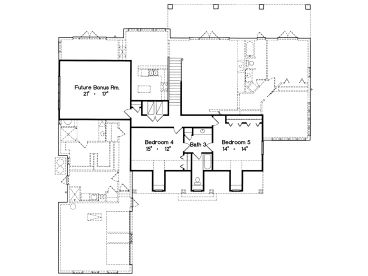 2nd Floor Plan, 043H-0207