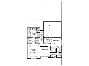 2nd Floor Plan, 019H-0041