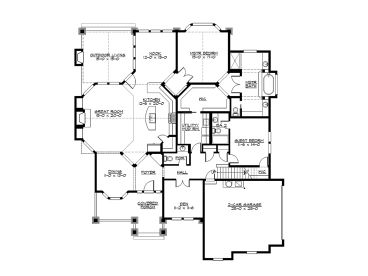 1st Floor Plan, 035H-0109