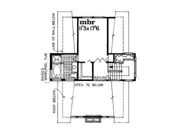 2nd Floor Plan, 032H-0019