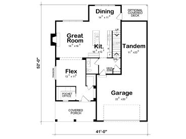 1st Floor Plan, 031H-0252
