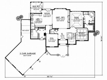 1st Floor Plan, 020H-0122