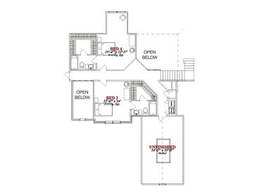 2nd Floor Plan, 073H-0095
