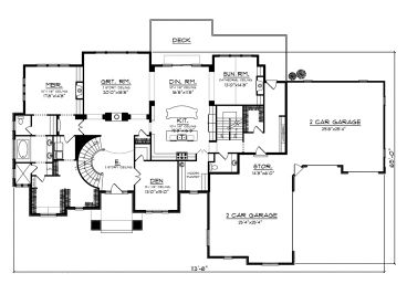 1st Floor Plan 020H-0372
