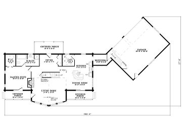 1st Floor Plan, 025L-0043