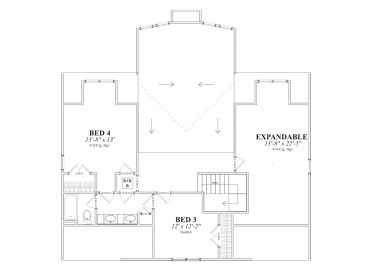2nd Floor Plan, 073H-0041