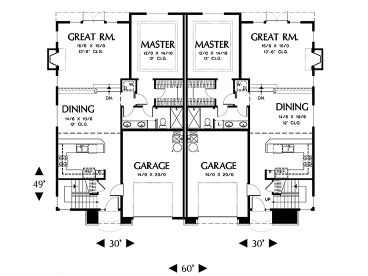 1st Floor Plan, 034M-0012