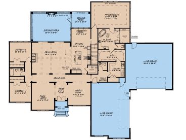 1st Floor Plan, 074H-0126