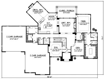 1st Floor Plan, 020H-0194