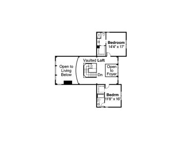 2nd Floor Plan, 051H-0136