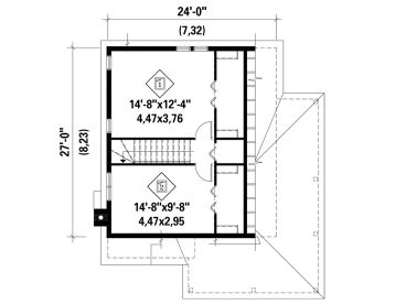 2nd Floor Plan, 072H-0207