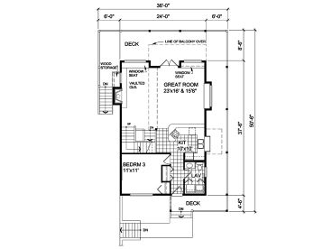 1st Floor Plan, 010H-0008