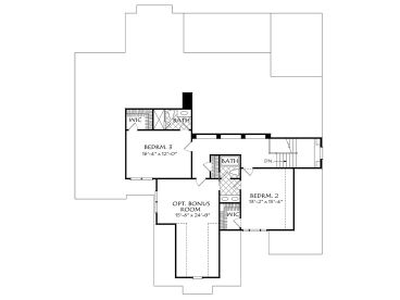 2nd Floor Plan, 086H-0065