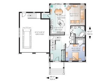 1st Floor Plan, 027H-0273