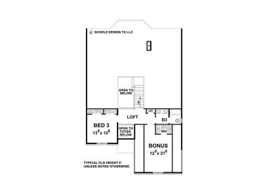 2nd Floor Plan, 031H-0264