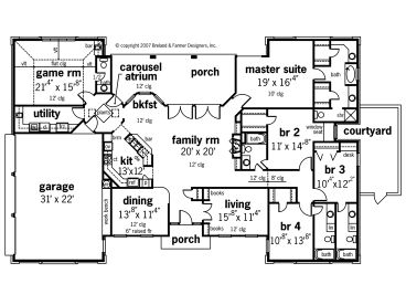 Floor Plan, 021H-0215