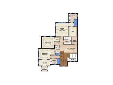 2nd Floor Plan, 037H-0191