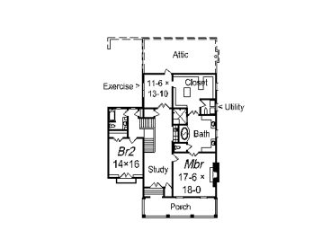 2nd Floor Plan, 061H-0143