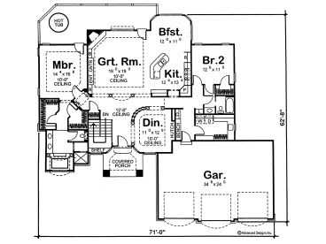 Floor Plan, 050H-0040
