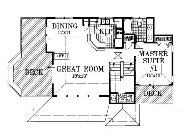 2nd Floor Plan, 041H-0011