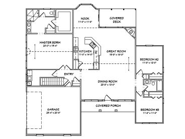 Floor Plan, 048H-0030