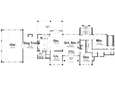 1st Floor Plan, 050H-0494