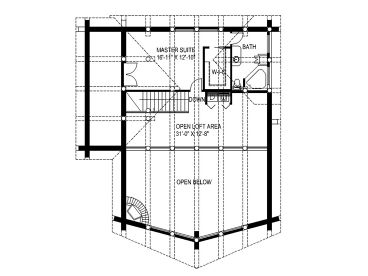 2nd Floor Plan, 012L-0054