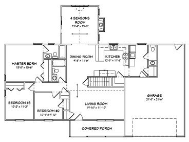 Floor Plan, 048H-0048
