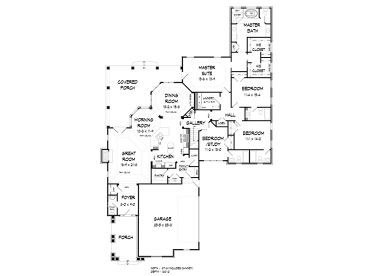 1st Floor Plan, 019H-0212