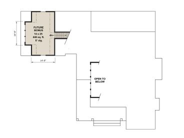 2nd Floor Plan, 023H-0198